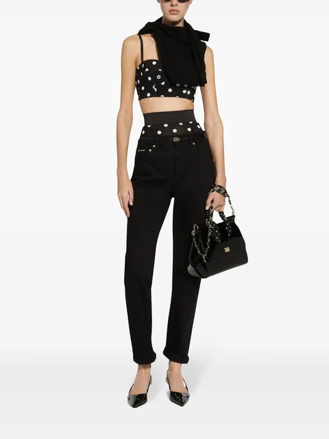 Dolce & Gabbana low-rise boyfriend jeans - Black - zdjęcie produktu nr 2