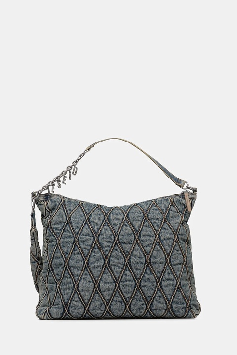Diesel torebka jeansowa CHARM-D CHARM-D kolor niebieski X10363.P5570 - zdjęcie produktu nr 1