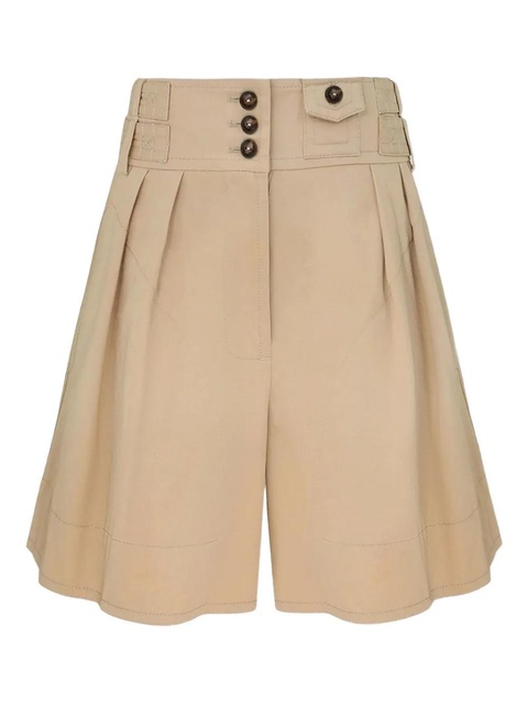 ZIMMERMANN pleated rebellion shorts - Neutrals - zdjęcie produktu nr 1