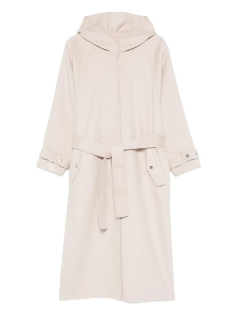 PINKO hooded belted coat - Grey - zdjęcie produktu nr 1