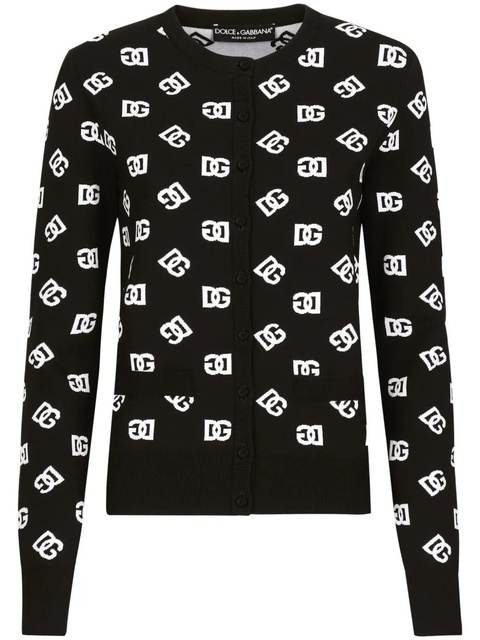 Dolce & Gabbana DG logo cardigan - Black - zdjęcie produktu nr 1