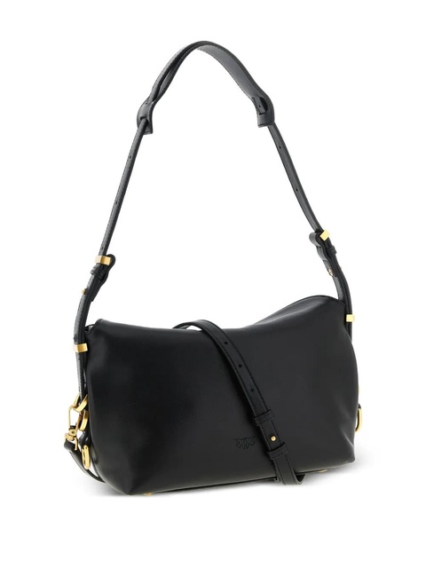 PINKO engraved-rings saddle shoulder bag - Black - zdjęcie produktu nr 1