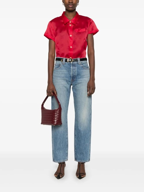 KHAITE Keefe blouse - Red - zdjęcie produktu nr 2