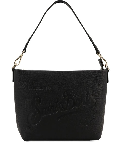 MC2 Saint Barth Aline logo-devossed shoulder bag - Black - zdjęcie produktu nr 1