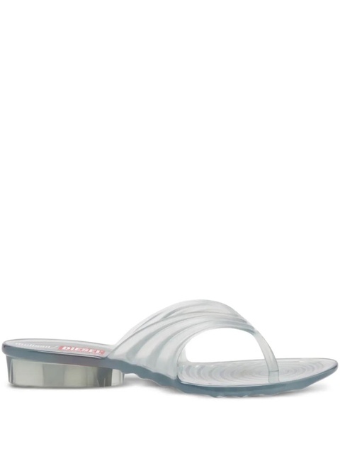 Diesel x Melissa pleated thong sandals - Grey - zdjęcie produktu nr 1