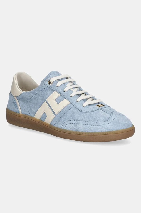 Elisabetta Franchi sneakersy zamszowe damskie kolor niebieski SA51G51E2 - zdjęcie produktu nr 1