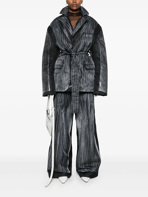 Jean Paul Gaultier trompe-l'oeil padded jacket - Black - zdjęcie produktu nr 2