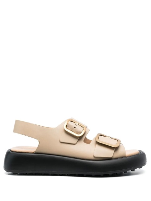 Tod's buckle-strap open-toe sandals - Neutrals - zdjęcie produktu nr 1