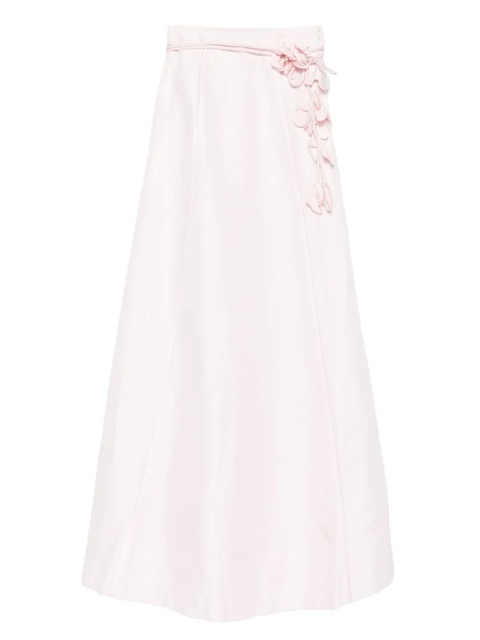 Aje floral-embellished midi skirt - Pink - zdjęcie produktu nr 1