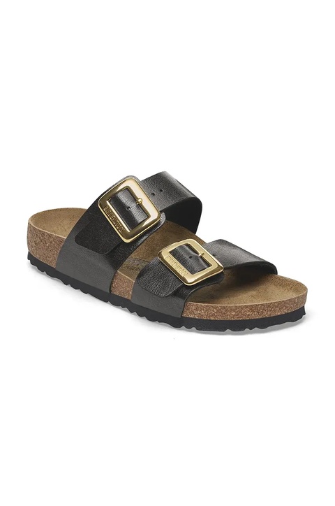 Birkenstock klapki Sydney Graceful Cushion Buckle damskie kolor czarny 1029457 - zdjęcie produktu nr 2