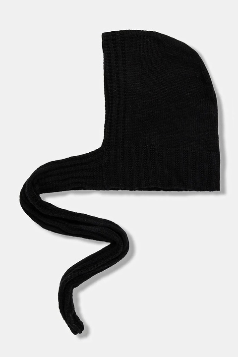 Answear.LAB kaptur z wełną merino kolor czarny - zdjęcie produktu nr 2