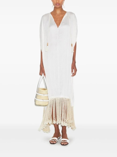 Tory Burch V-neck beach dress - White - zdjęcie produktu nr 2