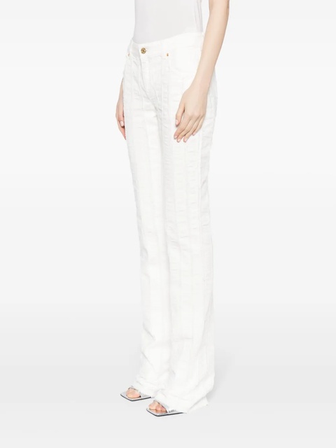Blumarine mid-rise straight-leg jeans - White - zdjęcie produktu nr 2