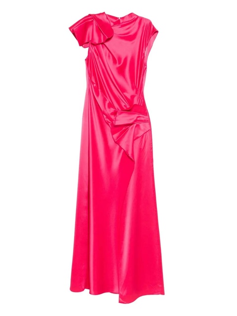 Acler asymmetrical ruffled maxi dress - Pink - zdjęcie produktu nr 1