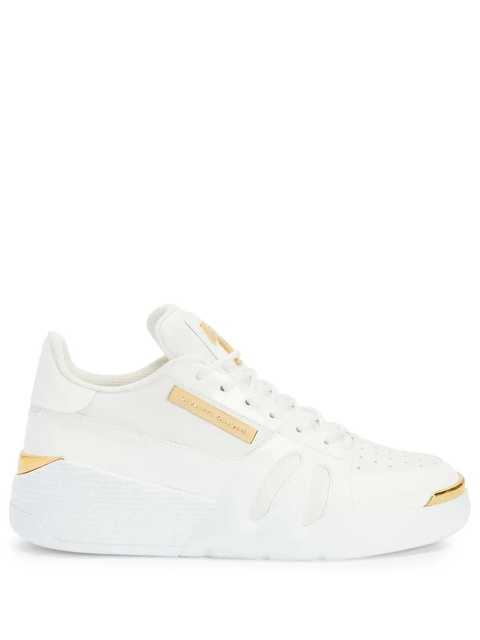 Giuseppe Zanotti Talon panelled leather sneakers - White - zdjęcie produktu nr 1