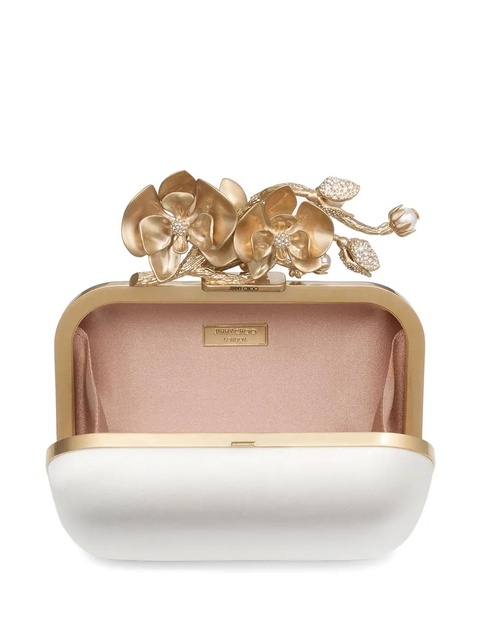 Jimmy Choo Cloud clutch bag - White - zdjęcie produktu nr 2