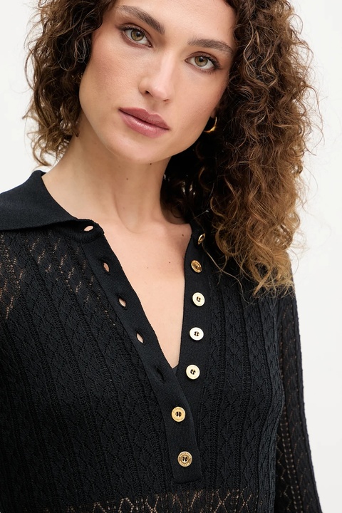 Elisabetta Franchi body damskie kolor czarny BK66T51E3 - zdjęcie produktu nr 2