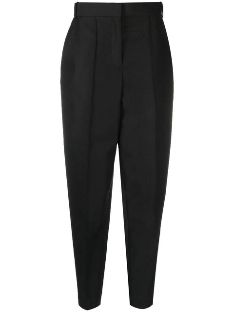 Tory Burch high-waisted tapered trousers - Black - zdjęcie produktu nr 1