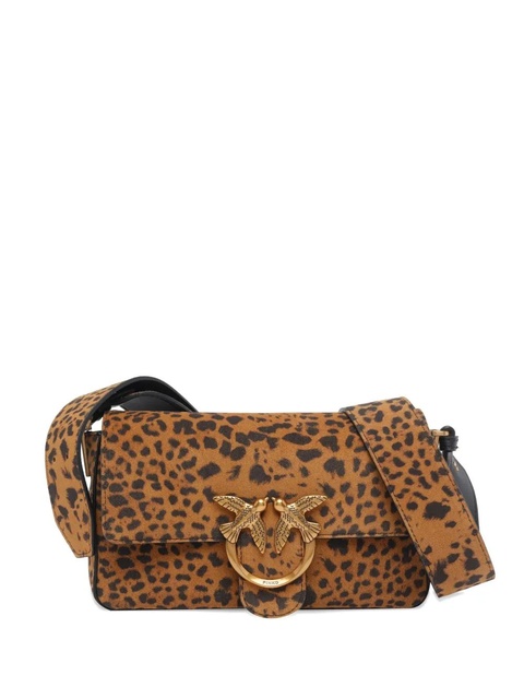 PINKO spotted adjustable straps tote bag - Brown - zdjęcie produktu nr 1