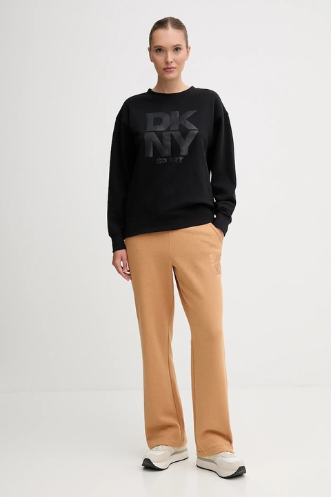 Dkny bluza damska kolor czarny wzorzysta DP5T1444 - zdjęcie produktu nr 2