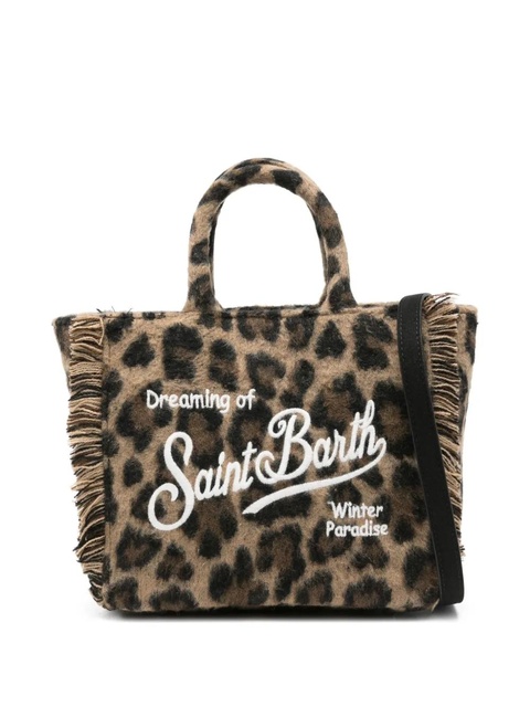 MC2 Saint Barth Vanity leopard-print tote bag - Brown - zdjęcie produktu nr 1
