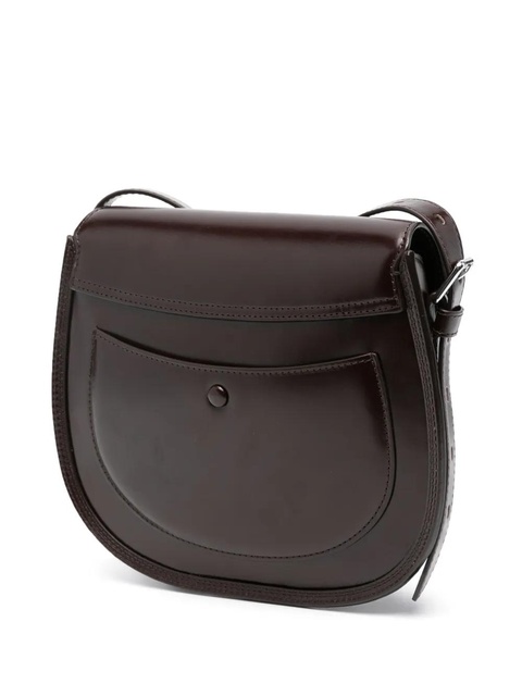 LEMAIRE Cartridge leather crossbody bag - Brown - zdjęcie produktu nr 2
