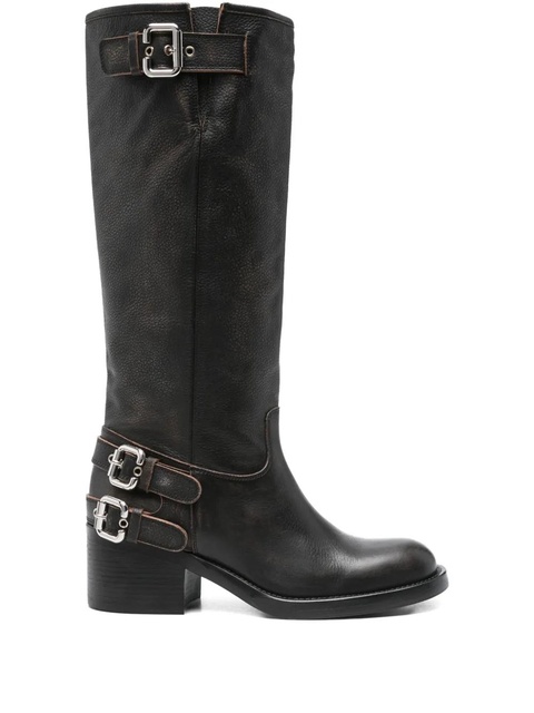Chloé 60mm biker over-the-knee boots - Black - zdjęcie produktu nr 1