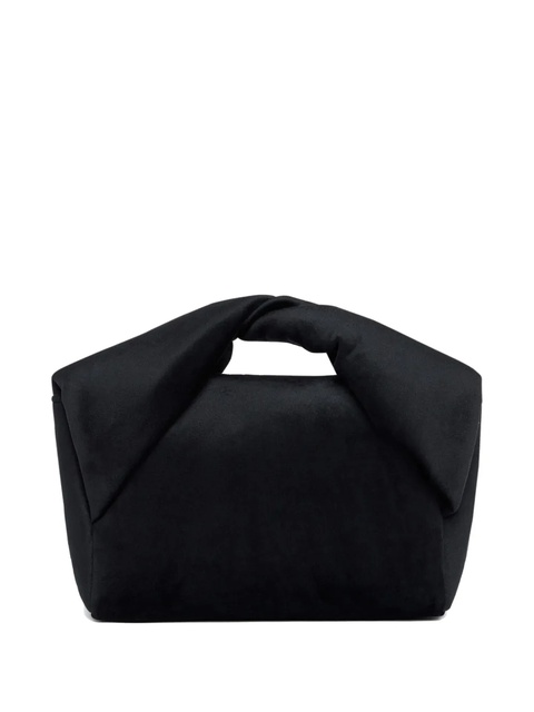 JW Anderson medium Twister velvet tote bag - Black - zdjęcie produktu nr 2