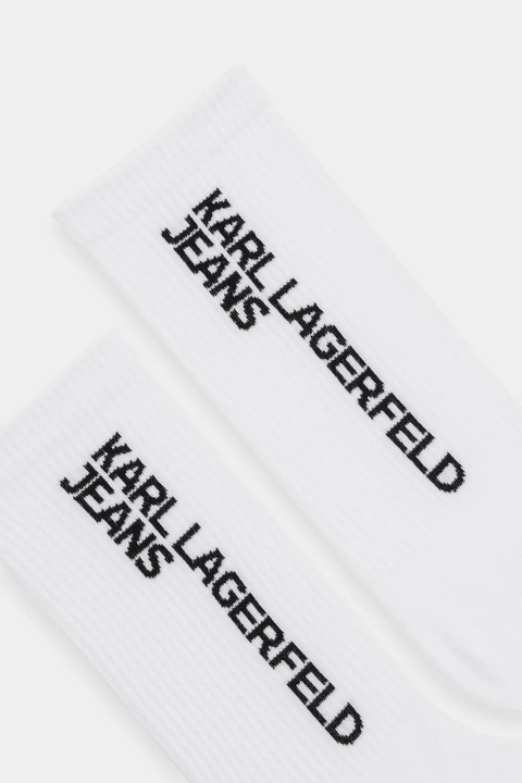 Karl Lagerfeld Jeans skarpetki 2-pack kolor biały A1W47053 - zdjęcie produktu nr 2