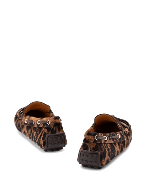 Tod's leopard-print loafers - Brown - zdjęcie produktu nr 1