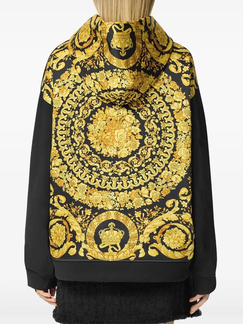 Versace Barocco panelled hoodie - Black - zdjęcie produktu nr 2