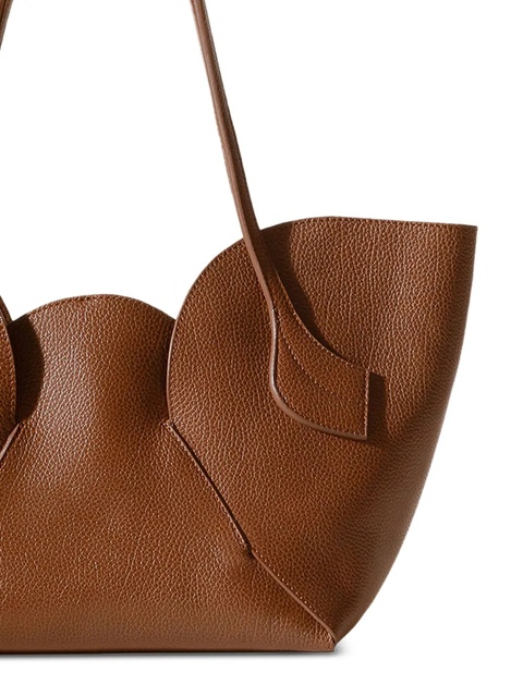 Hereu Sepal round-profile calfskin shoulder bag - Brown - zdjęcie produktu nr 2