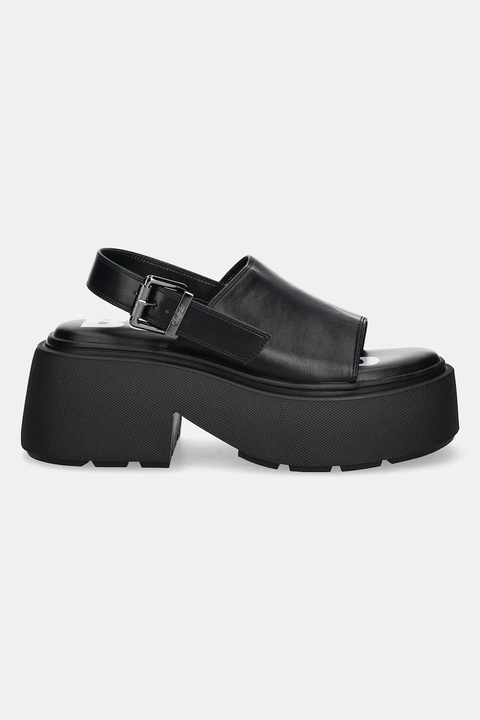 Buffalo sandały Vicious Mule Sandal damskie kolor czarny na platformie 1602265-BLK - zdjęcie produktu nr 2