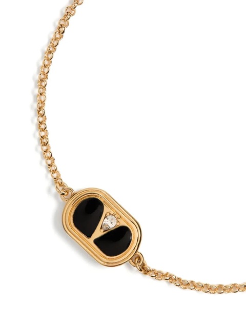 Valentino Garavani VLogo Signature-plaque bracelet - Gold - zdjęcie produktu nr 2