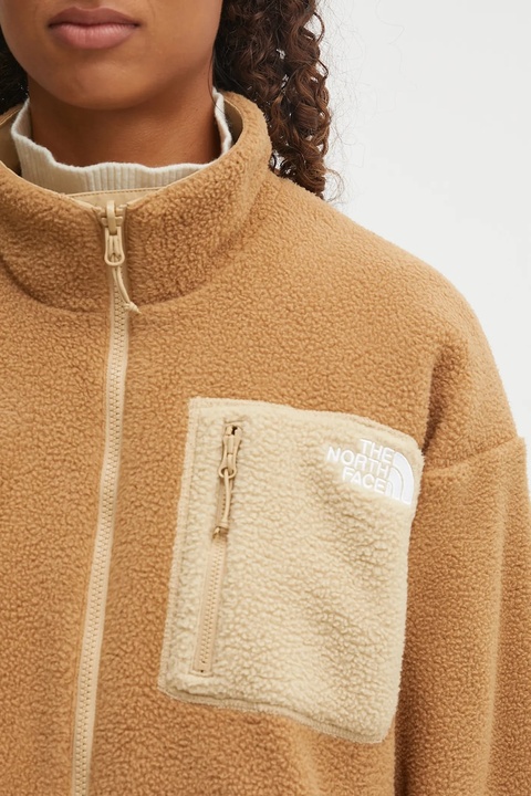 The North Face kurtka sportowa dwustronna Yumiori kolor brązowy przejściowa NF0A8E87QV31 - zdjęcie produktu nr 2