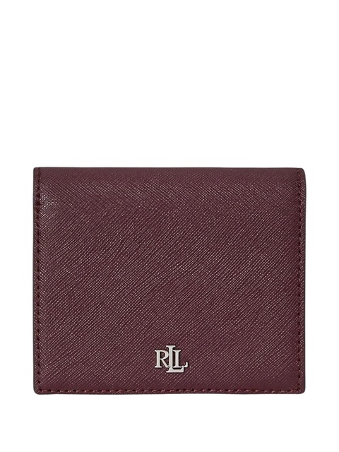 Lauren Ralph Lauren logo-plaque leather wallet - Red - zdjęcie produktu nr 1