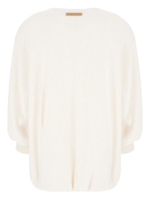 Max Mara zip-front knitted jacket - White - zdjęcie produktu nr 2