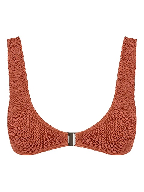 Bond-eye clasp scout crop bikini top - Brown - zdjęcie produktu nr 1
