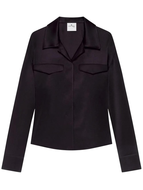 Courrèges satin shirt - Black - zdjęcie produktu nr 1