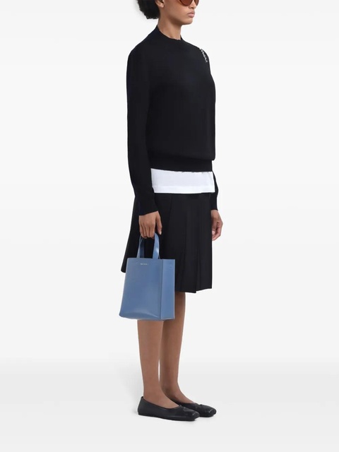 Marni pleated midi skirt - Black - zdjęcie produktu nr 2