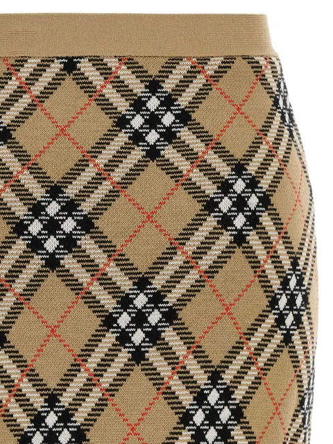 Burberry embroidered mini skirt - Brown - zdjęcie produktu nr 2