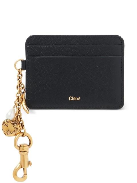 Chloé charm-detail cardholder - Black - zdjęcie produktu nr 1