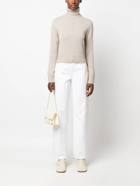 AMI Paris Ami de Coeur mélange-effect jumper - Neutrals - zdjęcie produktu nr 1