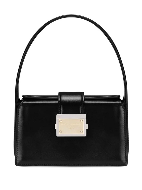 Dolce & Gabbana logo-appliqué leather tote bag - Black - zdjęcie produktu nr 1