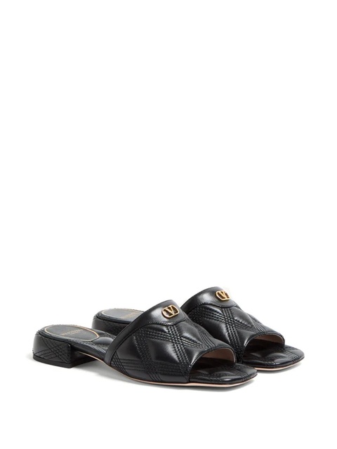 Valentino Garavani 20mm Quiltie 67 sandals - Black - zdjęcie produktu nr 2