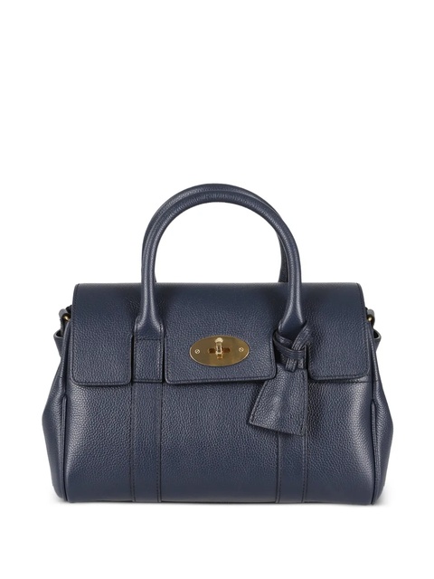 Mulberry small Bayswater structured leather satchel bag - Blue - zdjęcie produktu nr 1