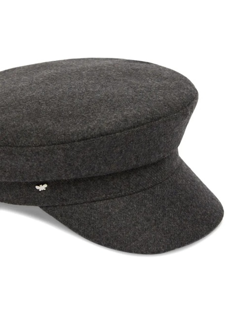Weekend Max Mara metallic-detail wool cap - Grey - zdjęcie produktu nr 1