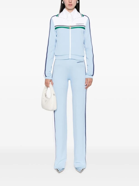 Casablanca piqué track pants - Blue - zdjęcie produktu nr 2