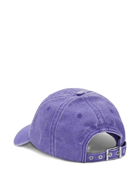 GANNI embroidered logo baseball cap - Purple - zdjęcie produktu nr 2