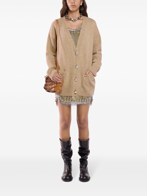 Rabanne buttoned cardigan - Neutrals - zdjęcie produktu nr 2